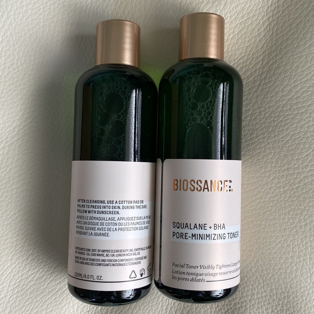 2-pk Biossance Squalane + BHA Pore-Minimizing Toner Bundle SEALED Full Size - Picture 7 of 9